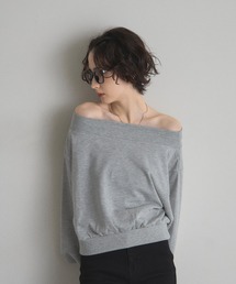 【ZOZO限定】オフショルスウェットプルオーバー