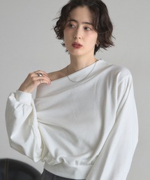 【ZOZO限定】オフショルスウェットプルオーバー