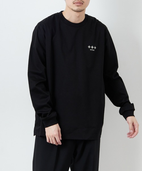 TATRAS ブラック 長袖カットソー 楽天市場】タトラス TATRAS 長袖Tシャツ メンズ シカード SICADO