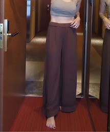 ROXY（ロキシー）の「UNDER GOLDEN TROPIC /ロキシーワイドレッグパンツ（その他パンツ）」