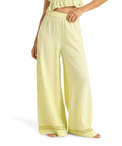 ROXY(ロキシー)の「UNDER GOLDEN TROPIC /ロキシーワイドレッグパンツ(その他パンツ・レディース・ブラウン/イエロー・SMALL/MEDIUM/LARGE)」の11枚目の写真