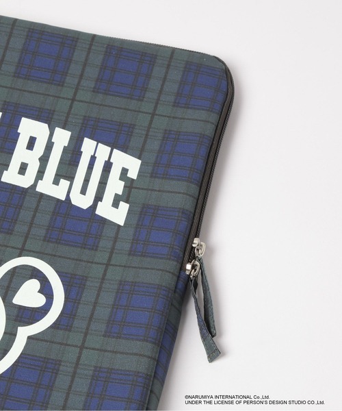 FOREVER 21（フォーエバー トゥエンティーワン）の「【ANGEL BLUE】PCケース（PC・タブレットケース・レディース・ネイビー/イエロー・FREE）」の9枚目の写真