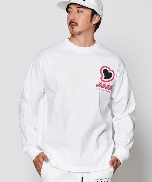 ACANTHUS(アカンサス)の「mlt5201-muta sweet muta L-S Tee ロングスリーブTシャツ(Tシャツ/カットソー・メンズ・ネイビー/ホワイト/ブラック・S/M/L/XL)」の2枚目の写真