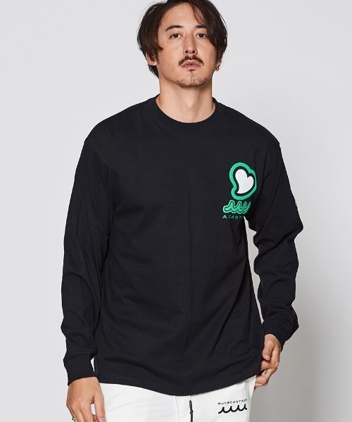 ACANTHUS(アカンサス)の「mlt5201-muta sweet muta L-S Tee ロングスリーブTシャツ(Tシャツ/カットソー・メンズ・ネイビー/ホワイト/ブラック・S/M/L/XL)」の3枚目の写真