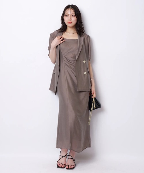 Mystrada（マイストラーダ）の「シアー半袖ジャケット（その他アウター