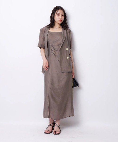 Mystrada（マイストラーダ）の「シアー半袖ジャケット（その他アウター