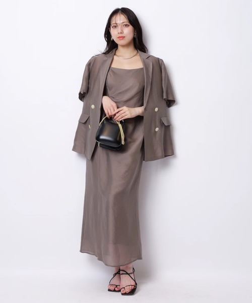 Mystrada（マイストラーダ）の「シアー半袖ジャケット（その他アウター