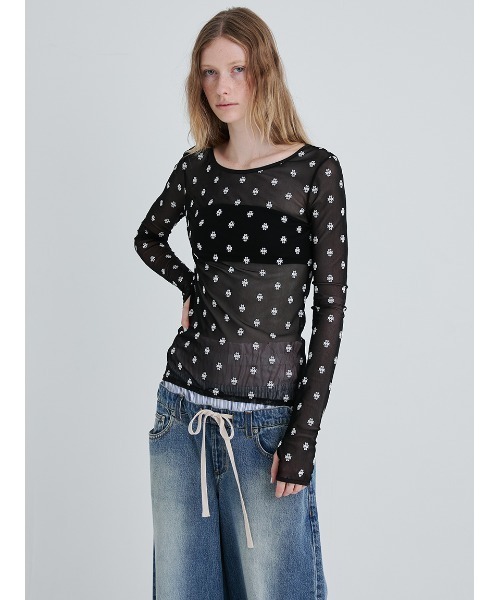 SWAN LAKE Long Sleeve Top/スワンレイクロングスリーブトップ（T