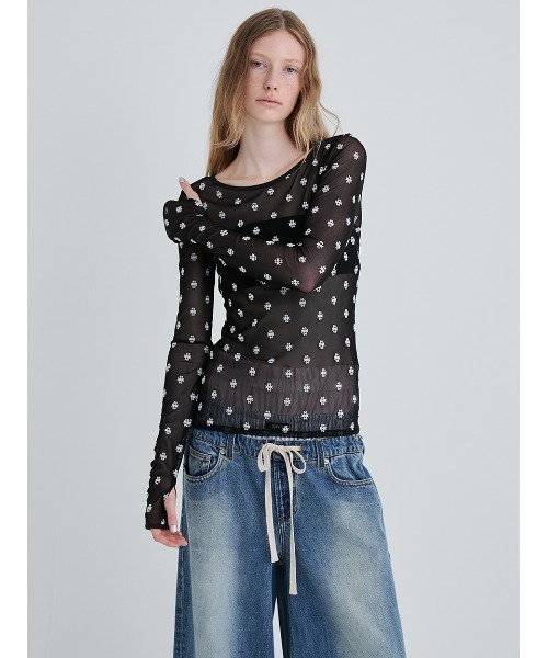 トップス sorin SWAN LAKE Long Sleeve Top SWAN LAKE Long Sleeve Top/スワンレイクロングスリーブトップ（T