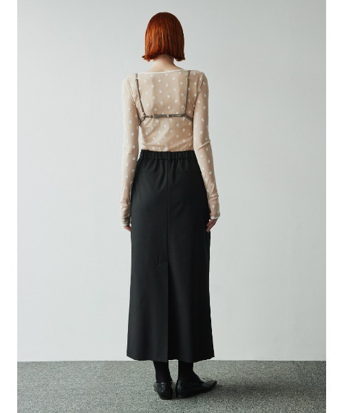 SORIN（ソリン　）の「SWAN LAKE Long Sleeve Top/スワンレイクロングスリーブトップ（Tシャツ/カットソー・レディース・ベージュ/その他/ライトベージュ/ブラック・38）」の14枚目の写真