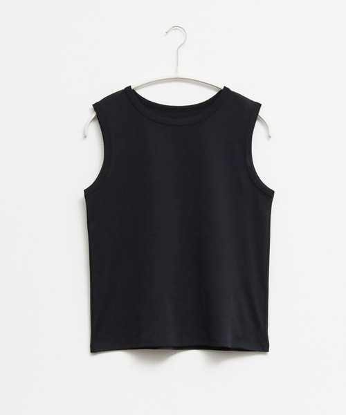 for/c(フォーシー)の「タンクトップ2点セット【サスティナブル】(Tシャツ/カットソー・レディース・ブラック×ブラック/ホワイト×グレー・M/L/LL)」の12枚目の写真