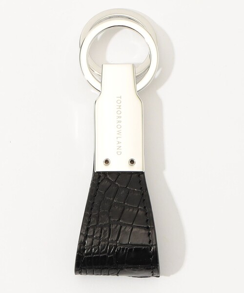 TOMORROWLAND （トゥモローランド）の「【別注】BROOKLYN MUSEUM クロコダイル キーホルダー（キーケース/キーアクセサリー・メンズ・チャコールグレー/ブラック・FREE）」の4枚目の写真