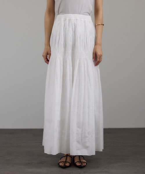 SALON adam et rope'（サロン アダム エ ロペ）の「ダイヤプリーツスカート（スカート・レディース・ホワイト/ブラック・FREE）」の11枚目の写真