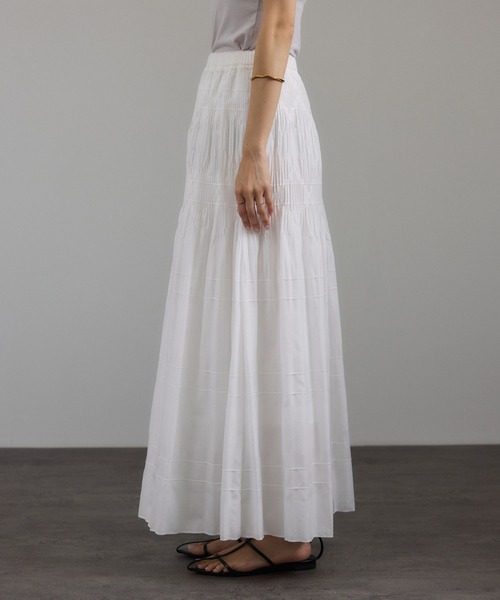 SALON adam et rope'（サロン アダム エ ロペ）の「ダイヤプリーツスカート（スカート・レディース・ホワイト/ブラック・FREE）」の12枚目の写真