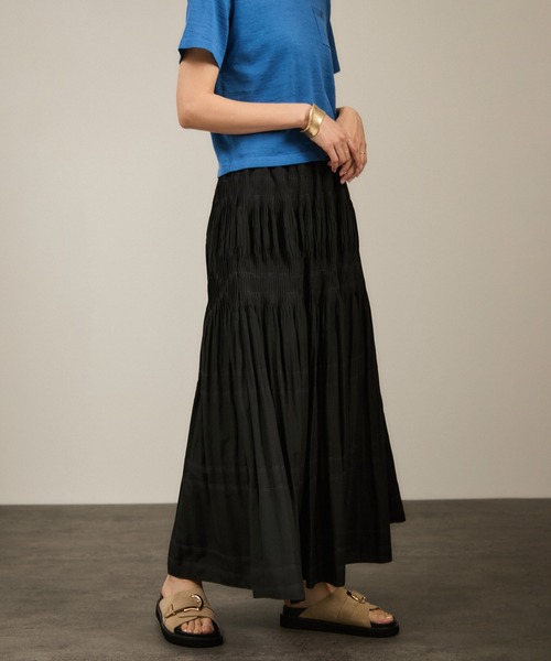 SALON adam et rope'（サロン アダム エ ロペ）の「ダイヤプリーツスカート（スカート・レディース・ホワイト/ブラック・FREE）」の18枚目の写真
