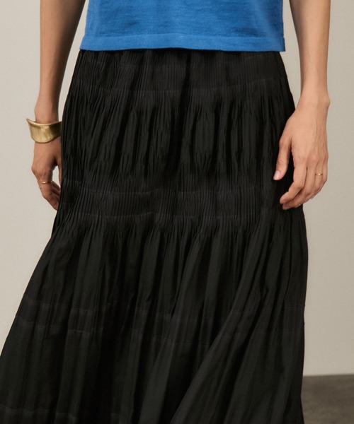 SALON adam et rope'（サロン アダム エ ロペ）の「ダイヤプリーツスカート（スカート・レディース・ホワイト/ブラック・FREE）」の22枚目の写真