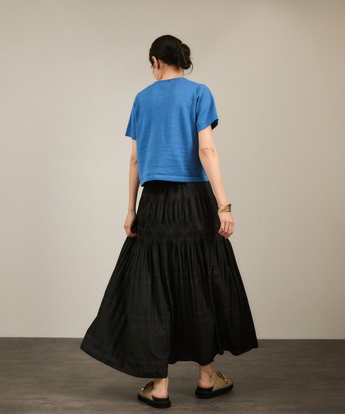 SALON adam et rope'（サロン アダム エ ロペ）の「ダイヤプリーツスカート（スカート・レディース・ホワイト/ブラック・FREE）」の20枚目の写真