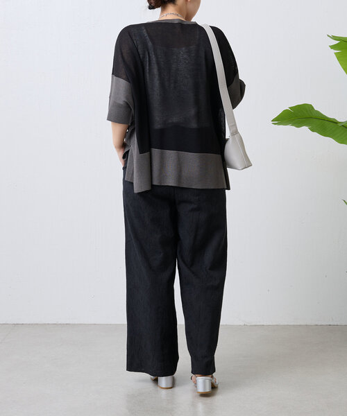 Jena espace merveilleux（ジェナ　エスパスメルヴェイユ）の「ペイズリー刺繍パンツ（その他パンツ・レディース・ブラック/オフホワイト・FREE）」の20枚目の写真