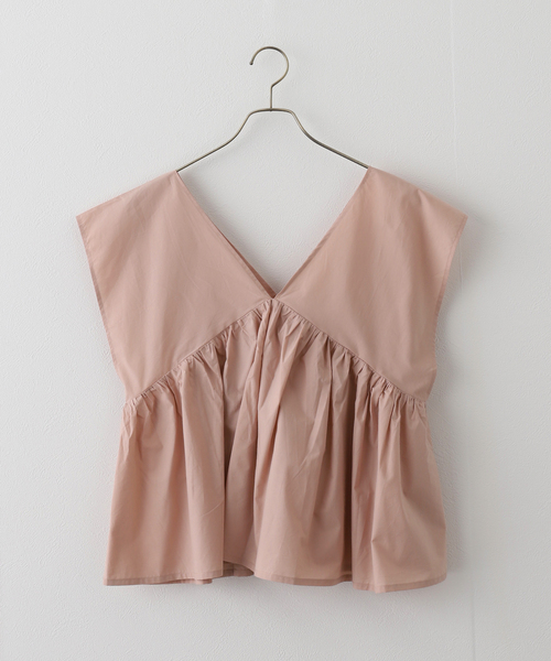 トップス BASERANGE CABLE TOP セール】【BASERANGE/ベースレンジ】 CABLE TOP：ブラウス（シャツ