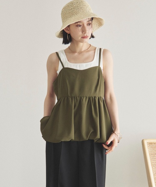 Doux archives(ドゥアルシーヴ)の「クロシェバケットハット(ハット・レディース・ベージュ/ブラック・FREE)」の14枚目の写真