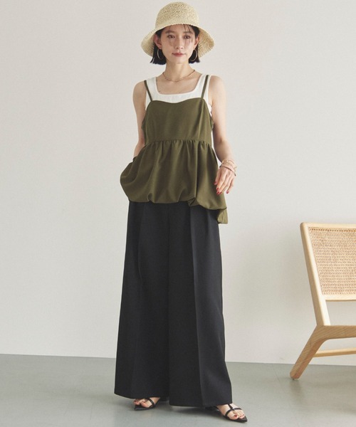 Doux archives(ドゥアルシーヴ)の「クロシェバケットハット(ハット・レディース・ベージュ/ブラック・FREE)」の11枚目の写真