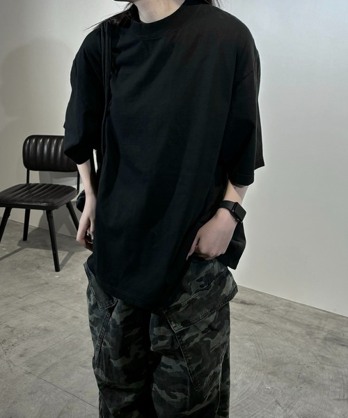 SHAKA WeAR(シャカウェア)の「SHAKA WEAR 7.5oz ガーメントダイドロップショルダーT(CZ)(Tシャツ/カットソー・メンズ・ホワイト/ライトグレー/ブラック/チャコール・MEDIUM/LARGE/X-LARGE/SMALL)」の7枚目の写真