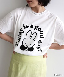 Miffy | 【miffy/ミッフィー】英字プリント半袖Tシャツ(Tシャツ/カットソー)