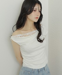 lace layered tops/レースレイヤードトップス