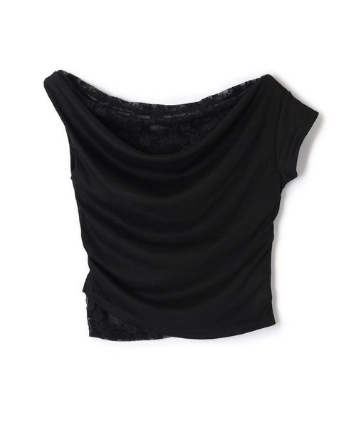 トップス LAYERED DETAIL MESH TOP LAYERED DETAIL MESH TOP