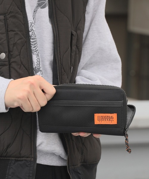 UNIVERSAL OVERALL（ユニバーサルオーバーオール）の「UNIVERSAL OVERALL/ユニバーサルオーバーオール UO RF Long Wallet 長財布 2026新作　再入荷（財布・メンズ・ブラック・FREE）」の11枚目の写真