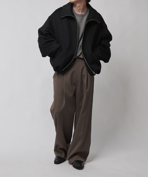 ビーバーメルトンZIPブルゾン（ブルゾン）｜Lui's（ルイス）の