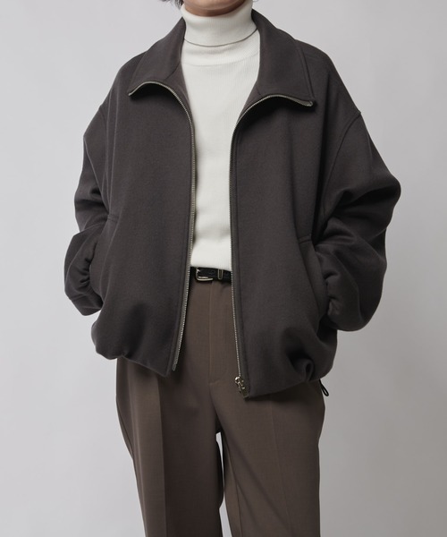 ビーバーメルトンZIPブルゾン（ブルゾン）｜Lui's（ルイス）の