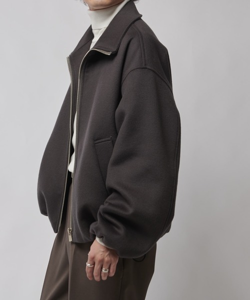 ビーバーメルトンZIPブルゾン（ブルゾン）｜Lui's（ルイス）の