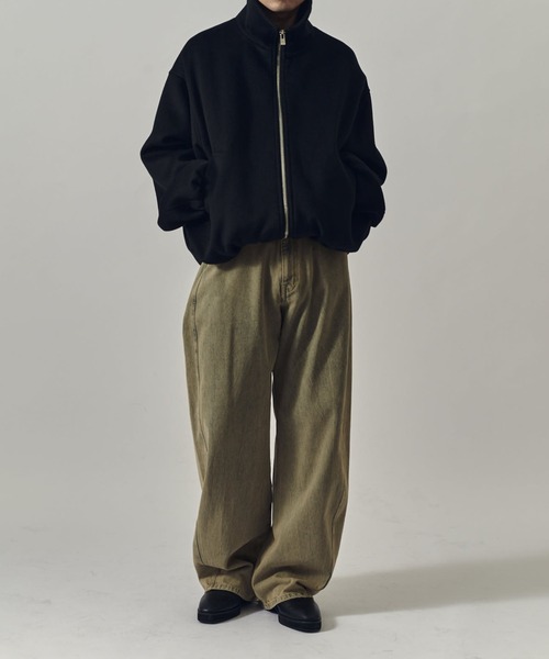 Lui's ルイス ハイクオリティビーバーメルトンZIPブルゾンジャケット Lui's（ルイス）の「ハイクオリティ ビーバーメルトンZIPブルゾン