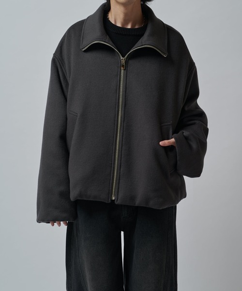 ビーバーメルトンZIPブルゾン（ブルゾン）｜Lui's（ルイス）の