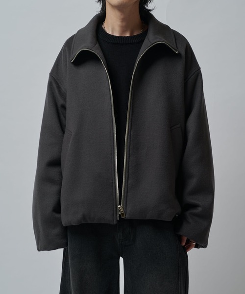 ビーバーメルトンZIPブルゾン（ブルゾン）｜Lui's（ルイス）の