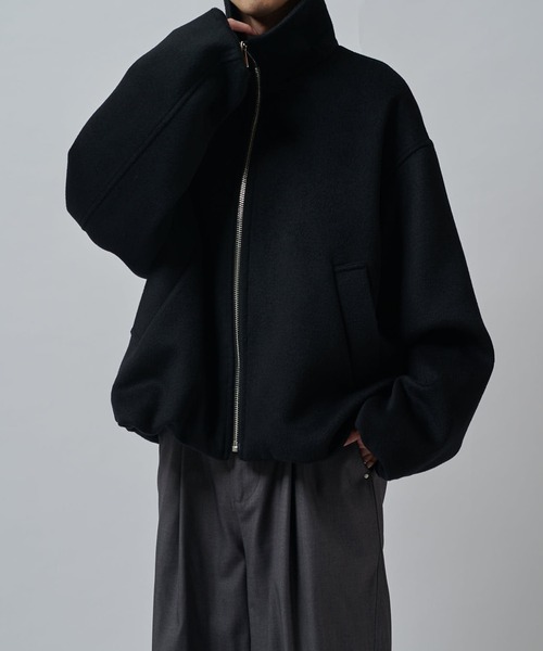 Lui's(ルイス)の「ビーバーメルトンZIPブルゾン(ブルゾン・メンズ・ブラック/チャコールグレー・S/M)」の17枚目の写真