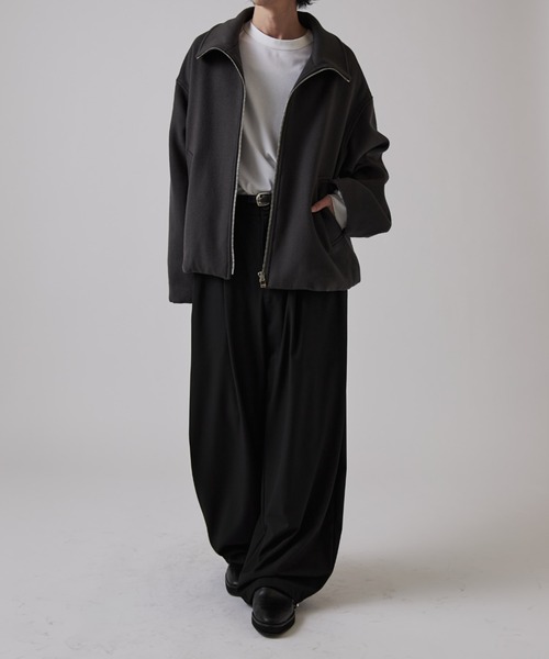 ビーバーメルトンZIPブルゾン（ブルゾン）｜Lui's（ルイス）の