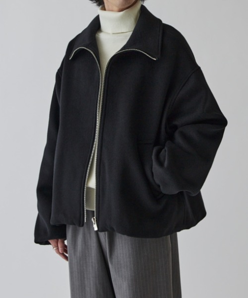 ビーバーメルトンZIPブルゾン（ブルゾン）｜Lui's（ルイス）の