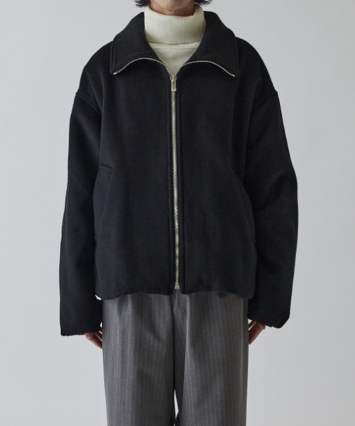 Lui's ルイス ハイクオリティビーバーメルトンZIPブルゾンジャケット ビーバーメルトンZIPブルゾン（ブルゾン）｜Lui's（ルイス）の