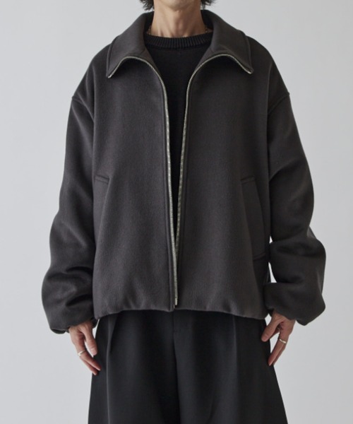 ビーバーメルトンZIPブルゾン（ブルゾン）｜Lui's（ルイス）の