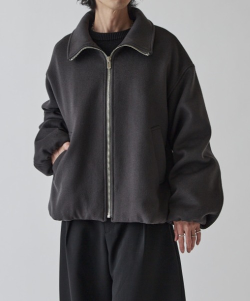 Lui's（ルイス）の「ビーバーメルトンZIPブルゾン（ブルゾン）」 - WEAR