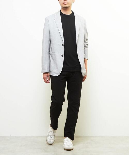 MEN'S MELROSE(メンズメルローズ)の「メランジハイパーストレッチ5ポケットパンツ(その他パンツ・メンズ・ライトグレー/ライトベージュ/ネイビー/ブラック・2/3/4/5)」の12枚目の写真