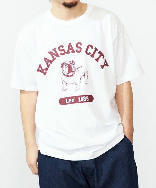tシャツ LEE/リー ブルドッグ プリントTEE LT3195 レディース LEE/リー ブルドッグ プリントTEE LT3195（Tシャツ/カットソー