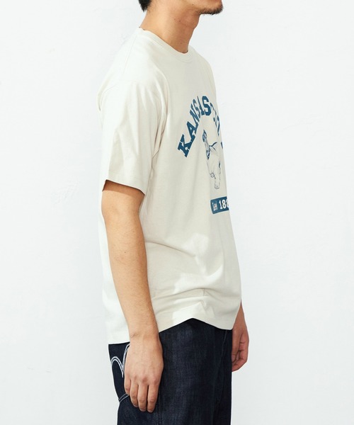 【関税・送料込】ブルックリンライン プリントTシャツ Lee/リー ブルドッグバックプリントTシャツ（Tシャツ/カットソー