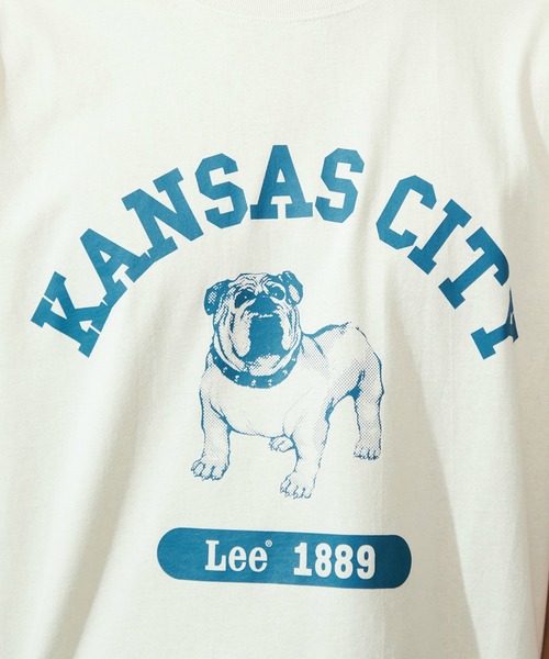 Lee（リー）の「Lee/リー ブルドッグプリントTシャツ【アウトレット店舗・WEB限定】（Tシャツ/カットソー・メンズ・グレー/ホワイト/イエロー・X-LARGE/LARGE/MEDIUM/SMALL）」の10枚目の写真