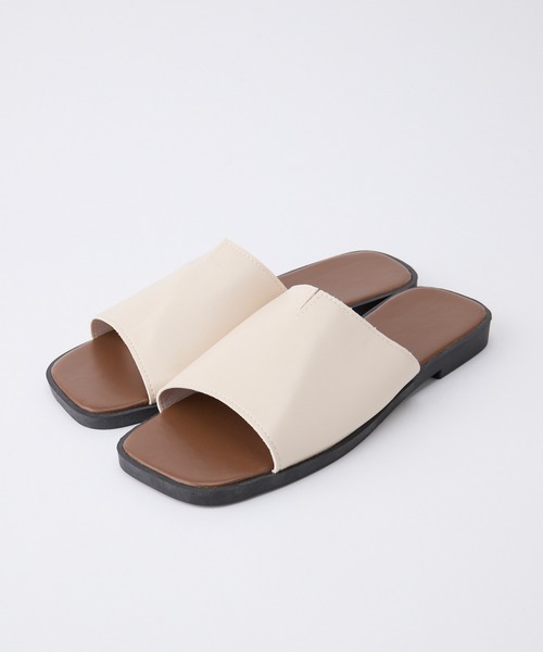 forksy.(フォルクシー)の「【forksy.】フラットソール ベーシック サンダル(サンダル・レディース・ブラック/ベージュ・L/M)」の18枚目の写真