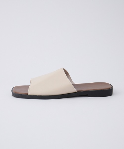forksy.(フォルクシー)の「【forksy.】フラットソール ベーシック サンダル(サンダル・レディース・ブラック/ベージュ・L/M)」の20枚目の写真