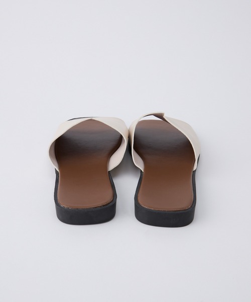 forksy.(フォルクシー)の「【forksy.】フラットソール ベーシック サンダル(サンダル・レディース・ブラック/ベージュ・L/M)」の21枚目の写真