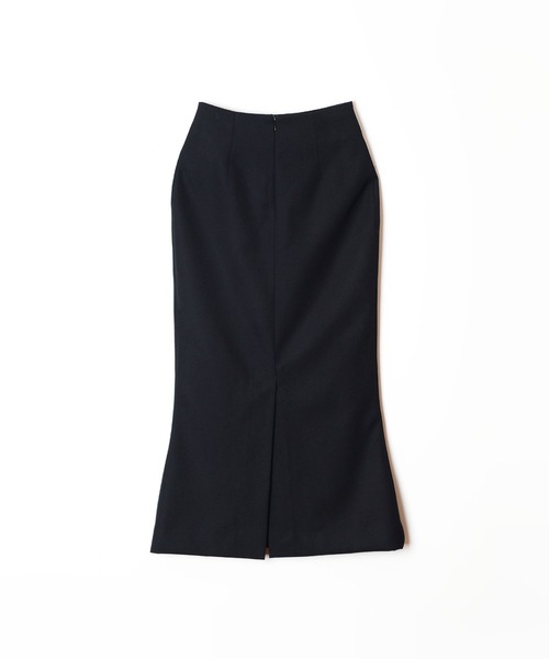 スカート HOLIDAY WOOL TWILL SLIM SKIRT WOOL TWILL SLIM SKIRT ウールツイルスリムスカート（スカート